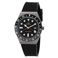 Q Timex GMT 38mm Synthetic Rubber Strap - TW2V38200