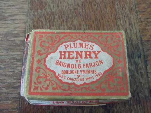 Boite plumes henry baignol - plumes,