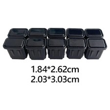 Lot de 10 bouchons d'extrémité de crosse de hockey pour roller hockey