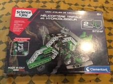 Clementoni - Science & Jeu - Hélicoptere & Hydroglisseur . Neuf
