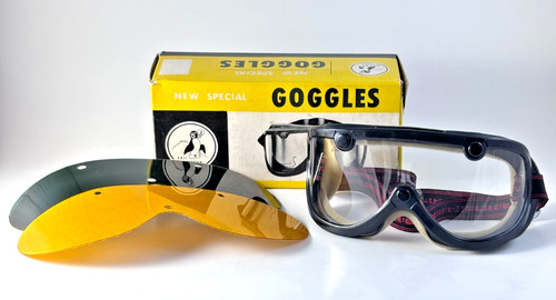 Vtg fuji penguin ski goggles - fuji,