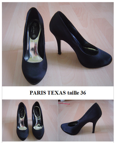 Paris texas escarpins noirs - :,