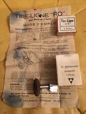 tire ligne machine a ecrire R. DEVLAMINCK 