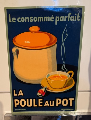 Ancienne affiche vitrophanie