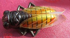 Broche ancienne cigale - broche,