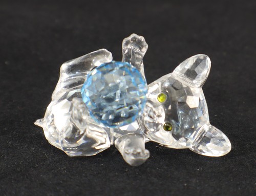 Swarovski crystal kitten with - crystal,