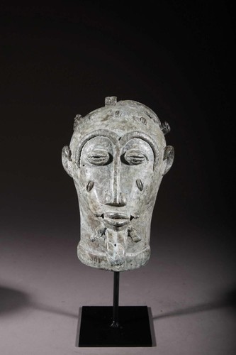 Art africain tête baoulé - baoulé, 600
