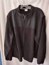 Mens 5 star Coat/Jacket Fleece Full Zip Size XL (50-52). Black polyester pockets