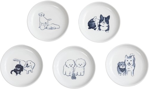 Mignon chiens plaques japense - chiens, plaques,japense