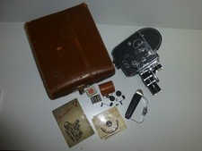 Paillard-Bolex H8 8mm 3 objectifs KERN Movie Camera tres bon état