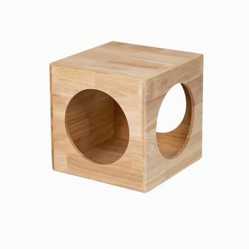Niche bois moderne cabane - en,