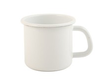 H&H Casserole En Émail Sans Bec Couleur Blanche 10 Cm Capacité 770Cc