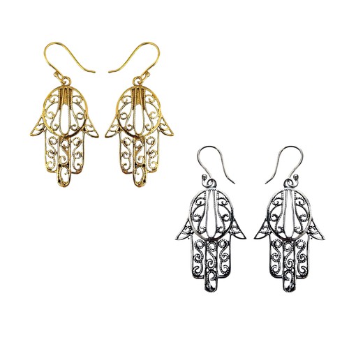 Boucles oreilles main - boucles,