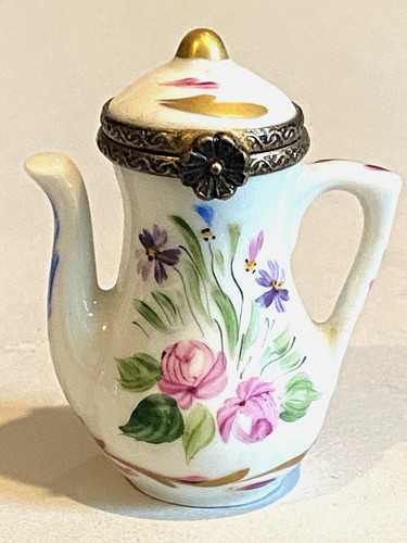 Limoges peint main hinged - limoges,