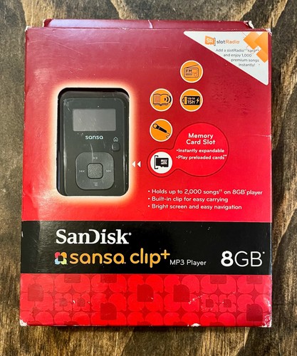 Open box sandisk sansa clip - *open, clip+