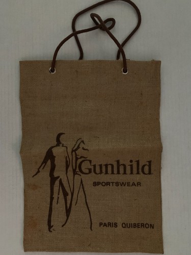 Sac toile jute vintage - toile,