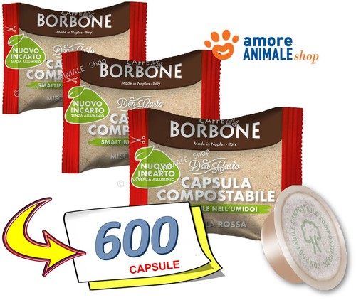 600 capsules café - capsules, borbone