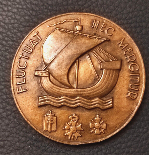 Médaille bronze paris - bronze,