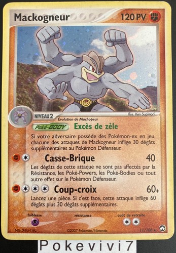 Carte pokemon mackogneur - carte,