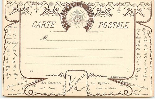 Sténographie duployé - duployé, n°2