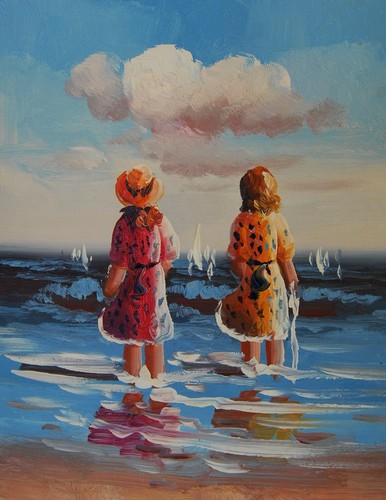 Tableau peinture huile sur - tableau,