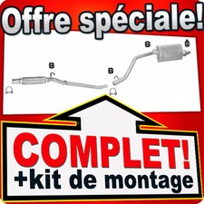 Ligne pot d'échappement pour