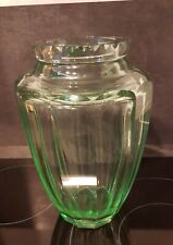 VASE DAUM NANCY ART DÉCO VERT