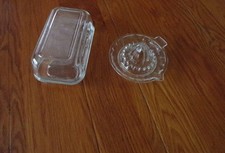 Beurrier en verre trempé avec