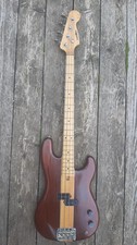 Suzuki Satellite Matsomoku Vintage 70's Japan bass Guitar Neck and Strings thru