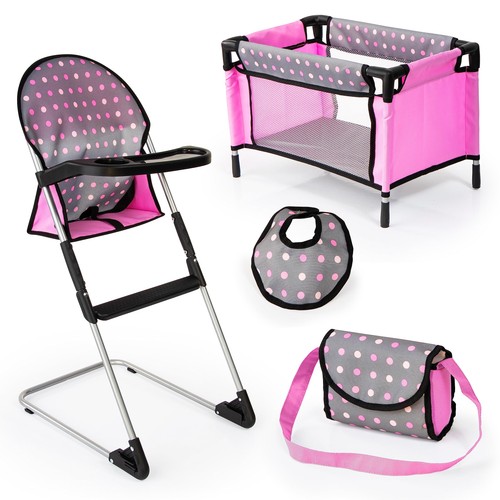 Chaise haute pour poupée - haute,