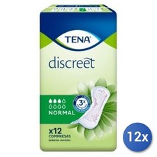 12X Pack Tena Lady Serviettes Normal X 12 Discrètes