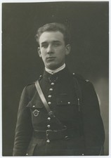 L'aviateur français Robert Thiéry. Avion. Aviation. Dieudonné Costes. WW1.