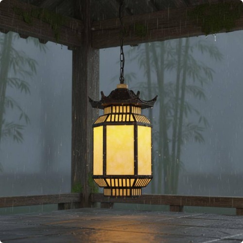 Lampe lanterne chinoise design - lampe,