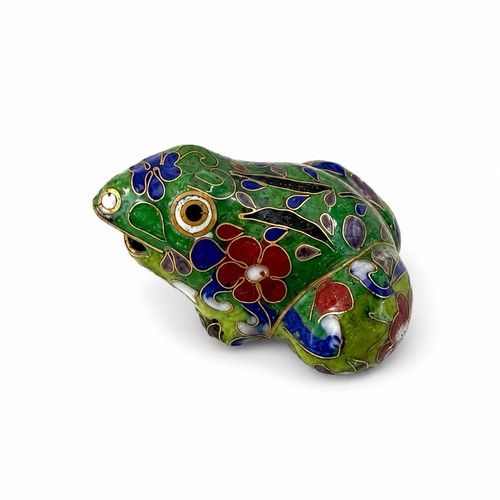 Figurine grenouille verte