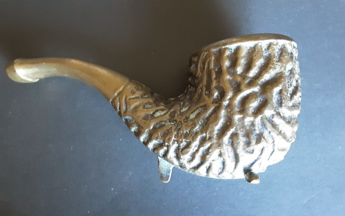 Belle pipe bronze cendrier - belle, en