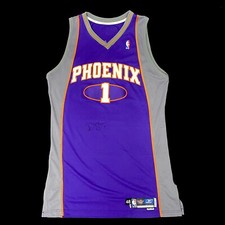 Rare Maillot De Basket NBA Thompson Suns Porté Émis Jordan Penny