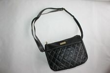 Sac à main besace vintage " TED LAPIDUS " matelassé bleu marine