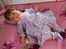  ens robe 3 pièces neuf   poupée reborn,baigneur,antonio juan 40/45 cm