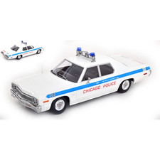 DODGE MONACO CHICAGO POLICE 1974 1:18 Kk Scale Forze dell'Ordine Nouveau modèle