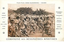 COMPAGNIE des MESSAGERIES MARITIMES  Pilou Pilou , Danse caledonienne , Noumé