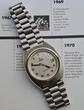 RARE OMEGA SEAMASTER SPORT-DIVER TONNEAU Vintage RÉF. 166.087 année 1970