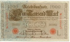 ALLEMAGNE GERMANY 1000 M