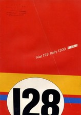 Catalogue brochure prospekt Fiat 128 Rally 1300 1973 FR