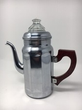 Cafetiere Ancienne Cuivre Chromé Bakélite Et Verre DAB Fabrication Française