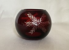 Pot En Verre Bord Biseauté Porte- Bougies