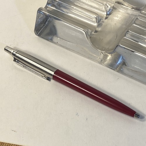Vtg parker jotter ball pen - jotter, red