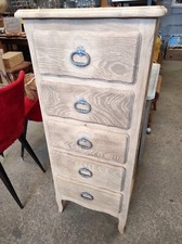 Ancienne petit Meuble en bois 5 tiroirs    43,5 x 29 cm par 103,5 cm de haut