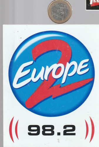 Autocollant radio europe - radio.,