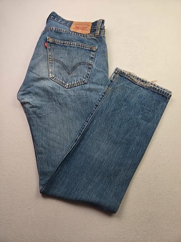 Jean levi 501 bleu unisexe - jean,