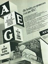 Publicité Advertising 099 1969   AEG  lave-vaisselle Favorit
